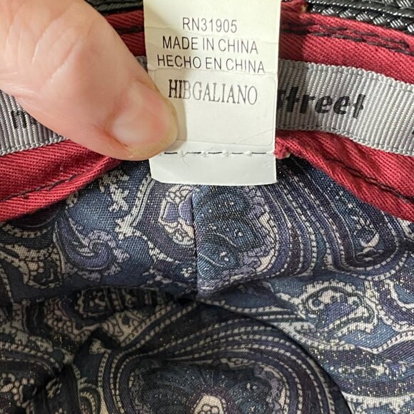 Hats in the Belfry HIB Galiano Fedora XL Black Mustard Band Metal Feather Accent - Picture 4 of 15